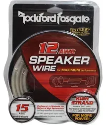 Rockford Fosgate RFWP12-15 12 AWG Speaker Wire 15 Feet