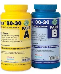 Ecoflex 00-30 - Super-Soft, Addition Cure Silicone Rubber - Pint Unit