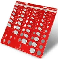 34 Nut and Bolt Thread Checker