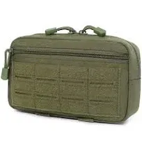 Tactical Molle Horizontal Admin Pouch Multi-Purpose Laser-Cut EDC Tool Pouch Bag