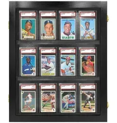 12 Graded Card Display - UV Protected