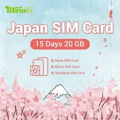 Japan Prepaid SIM Card 15 Days 20GB – 4G High-Speed Communication – Easy Activation