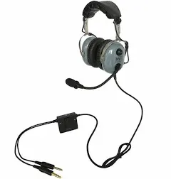 UFQ A28 ANR Aviation Headset Pilot Headset Delux Gray Color with Great ANR Active Noise Reduction Effect