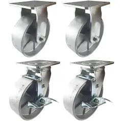 Heavy Duty Caster Set Wheels