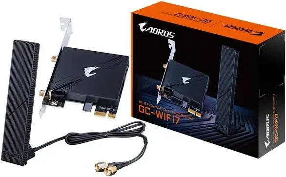 Gigabyte GC-WIFI7 CARTE RÉSEAU INTERNAL WIFI/BLUETOOTH 5800MBPS ~D~