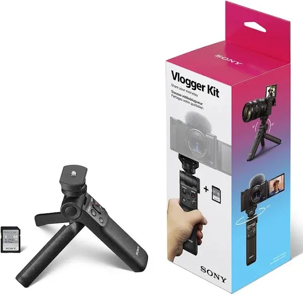 Sony ACCVC1 Vlogger Accessory Kit NIB Camera Tripod Selfie Stick