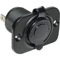 Blue Sea 12 Volt Dash Socket - Black