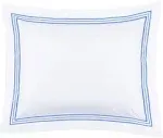 Pine Cone Hill - Trio French Blue Sham - Euro