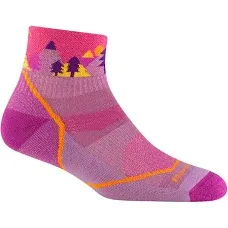 Quest 1/4 Crew Sock Violet- Kids