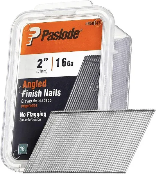 Collated Angled Finish Nails, Galvanized, 2-1/2 In. x 16 Gauge, 2,000-Ct.