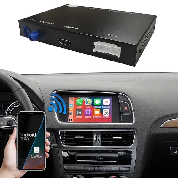 Road Top Wireless Carplay Android Auto for Audi A4 A5 S4 S5 RS4 RS5 Q5