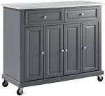 Crosley Furniture Avery Kitchen Island, Gray