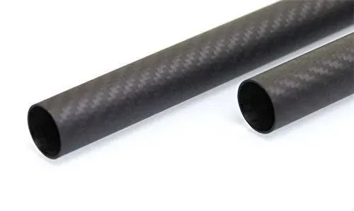 Matt Surface 3K Roll wrapped carbon fiber tube 18*20*500mm (2 PCS)