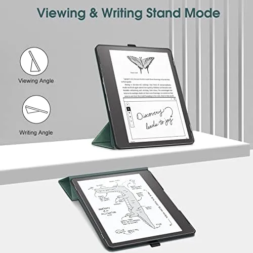 Fintie Trifold Case for Kindle Scribe (2024/2022 Release) - Ultra Lightweight Slim Shell Foldable Stand Cover with Auto Sleep/Wake for 10.2" Amazon Kindle Scribe 2024/2022, Black