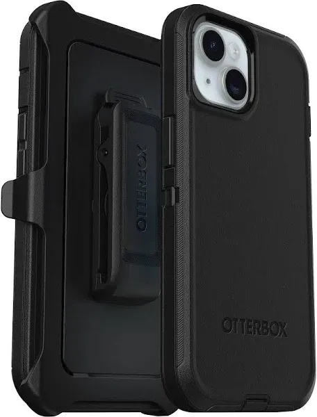 OtterBox Defender Rugged Carrying Case (Holster) Apple iPhone 15 Smart