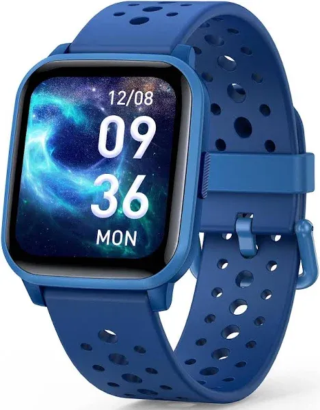 Kids Smart Watch for Girls Boys, Game Smart Watch Gifts for 6-16 Years Old with Sleep Mode 20 Sports Modes 5 Games Pedometer Birthday Gift for Boys Girls(Blue)