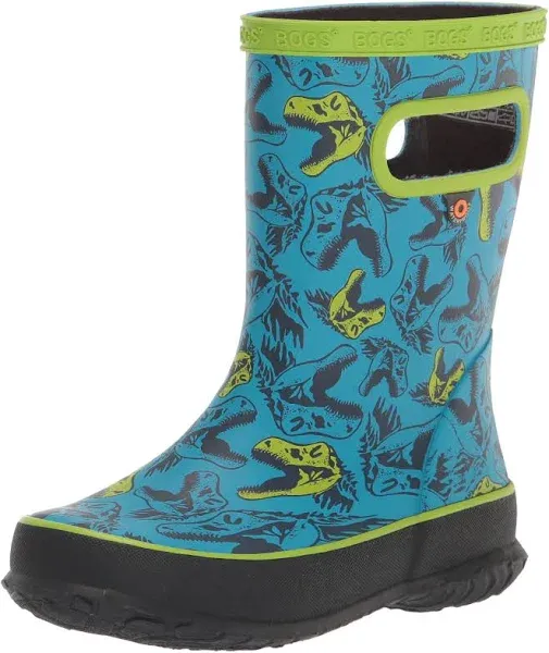 Bogs Kids Skipper Cool Dinos Waterproof Rain Boot