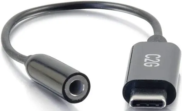 C2G USB-C to AUX 3.5mm Audio Adapter