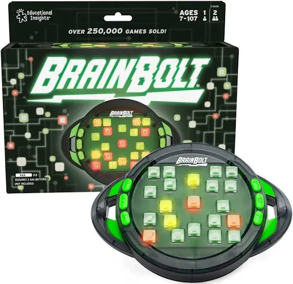 Educational Insights Brainbolt - Brain Teaser Memory Game