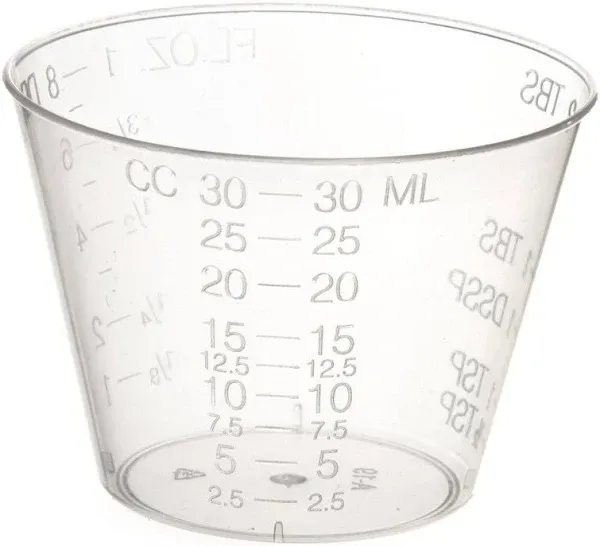 Medline Non-Sterile Graduated Plastic Medicine Cups