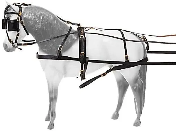 Royal King Miniature Leather Driving Harness