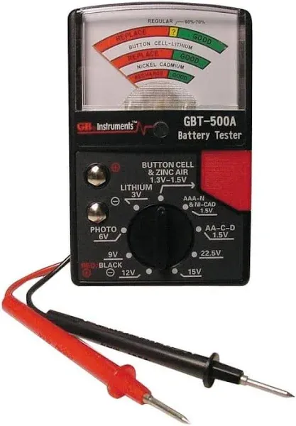 Gardner Bender GBT-500A Analog Battery Tester