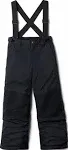 Columbia Kids' Powder Turner Suspender Ski Pants - Xxs - Black