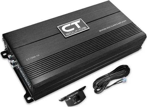 CT Sounds CT-1000.1D 1000 Watts Monoblock Car Audio Amplifier