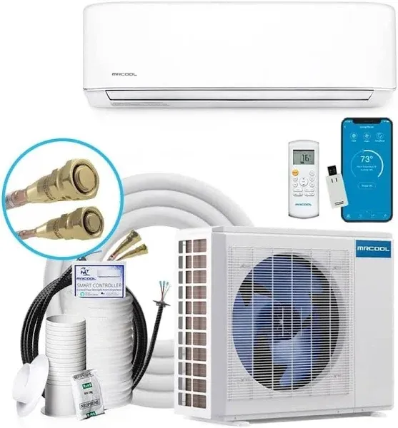 MRCOOL DIY 36000 BTU Ductless Mini Split Air Conditioner & Heat Pump - Energy Star 208/230v with FREE Line Set Cover