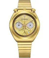 Citizen C-3PO Gold-Tone Dial Stainless Steel Bracelet AN3662-51W