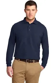 Port Authority K500LS Long Sleeve Silk Touch Polo