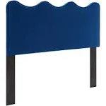 Modway Athena Performance Velvet Headboard, Twin, Navy