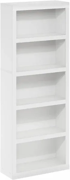 Furinno Rail 5-Tier Open Shelf Bookcase