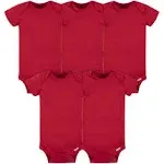 Gerber unisex-baby 5-Pack Solid Onesies Bodysuits