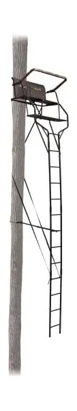 Muddy Double Deer Hunting Ladderstand, 2 Person Climbing Tree Stand (Used)