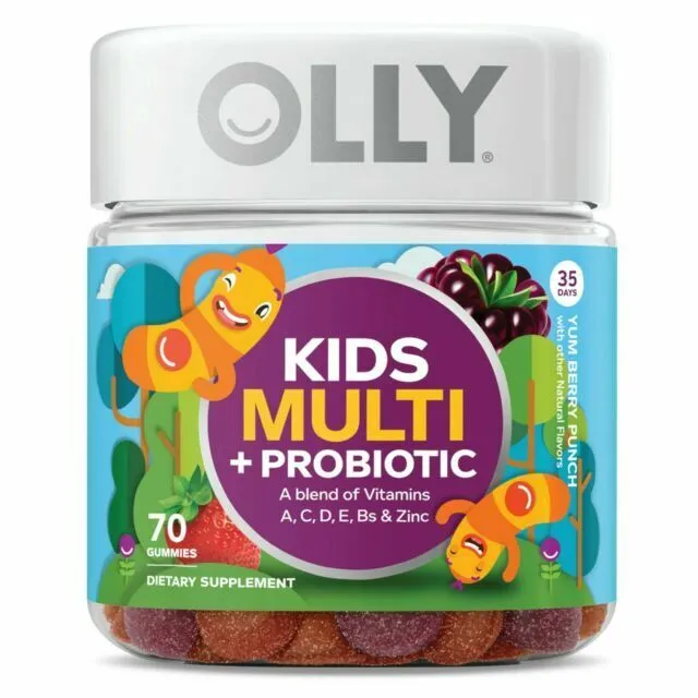 Olly Kids Multi + Probiotic Gummies (9.6 oz)