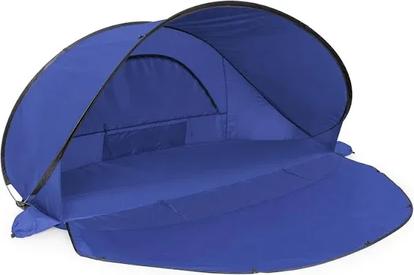 Picnic Time Manta Pop-Up Sun Shelter, Blue