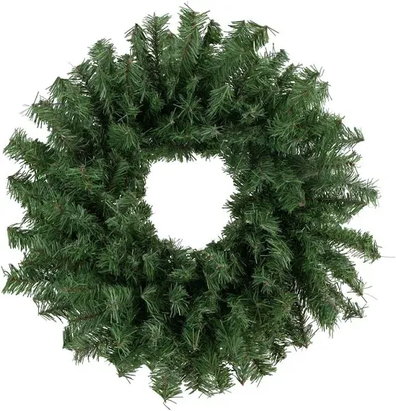 Northlight 20" Canadian Pine Artificial Christmas Wreath