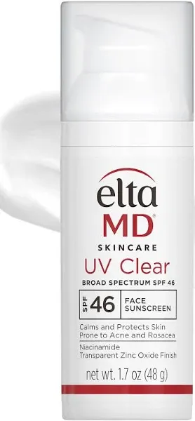 Elta MD UV Clear Broad Spectrum SPF 46 Tinted Face Sunscreen 1.7oz New in Box