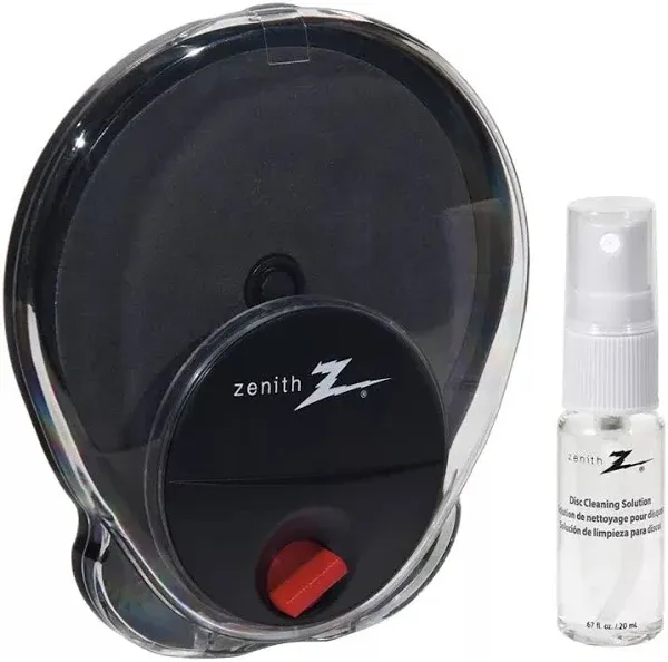 AmerTac Zenith CD1001DVDCLR Radial Disc Cleaning System