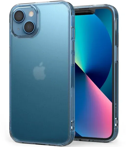 Ringke Fusion [Prevents Oily Smudges] Compatible with iPhone 13 Case, Anti-Fingerprint Technology Easy to Hold Feels Velvety Soft Phone Cover for Women, Men - Matte Clear