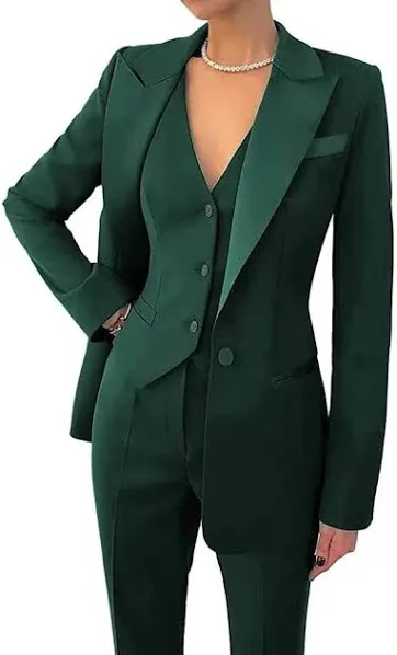 Women's 3 Piece Office Lady Business Suit Set