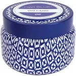 Capri Blue Volcano Candles - Printed Travel Tin Jar 8.5 oz, Cobalt 