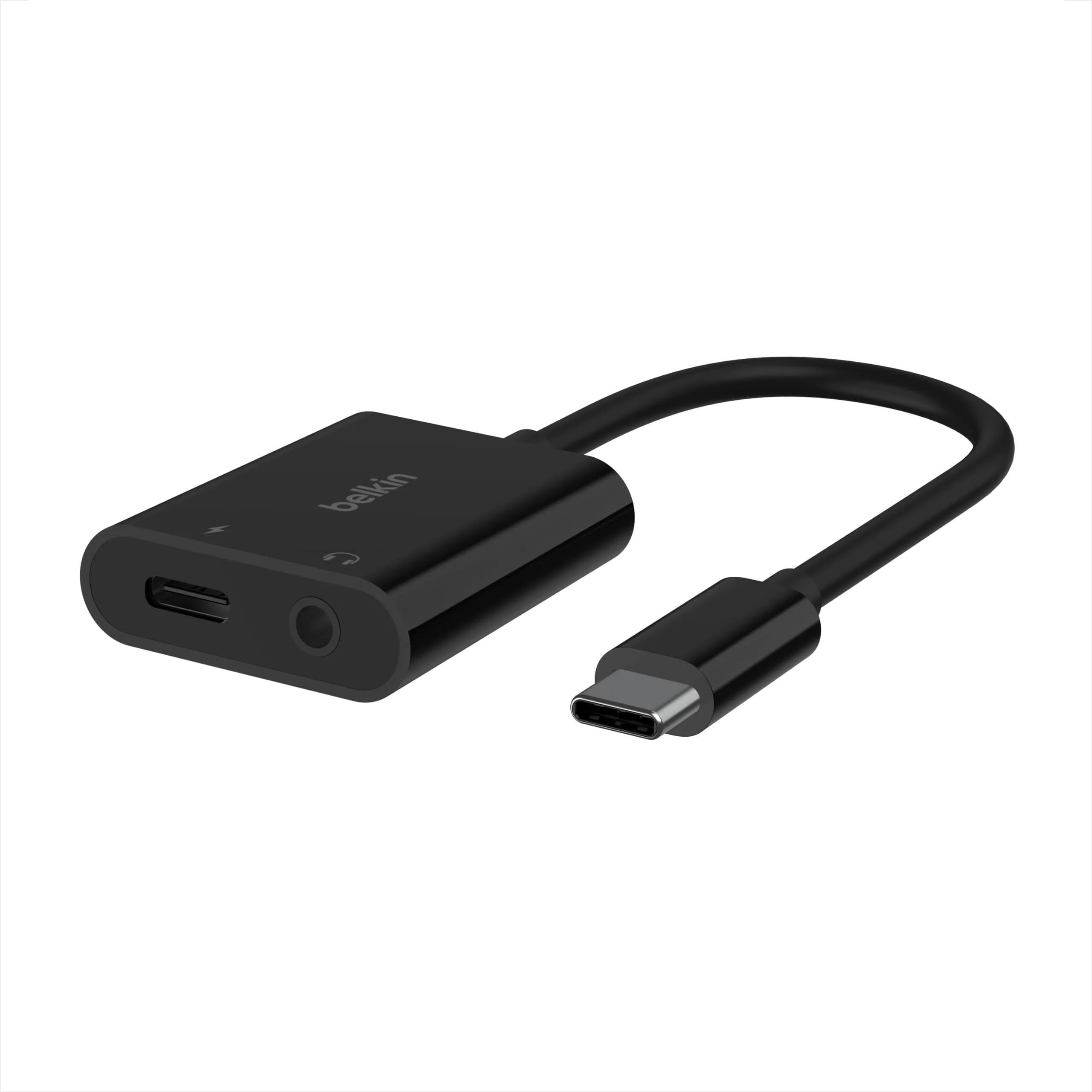 Adaptateur audio 3,5 mm + charge USB-C Rockstar™ | Belkin | Belkin CA