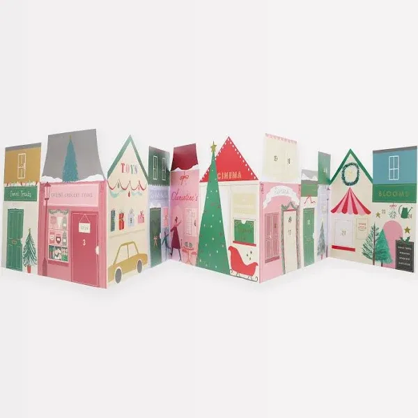 Meri Meri Christmas Street Concertina Advent Calendar