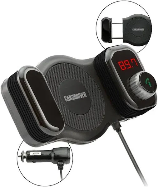 Car and Driver Bluetooth FM Transmitter Vent Mount