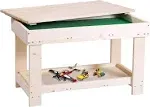 YouHi Kids Activity Table with Board for Bricks