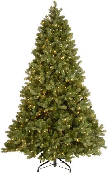 National Tree Company Downswept Douglas Slim Fir Tree with Clear Lights