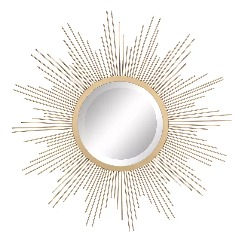 Stonebriar Collection Gold Starburst Hanging Mirror