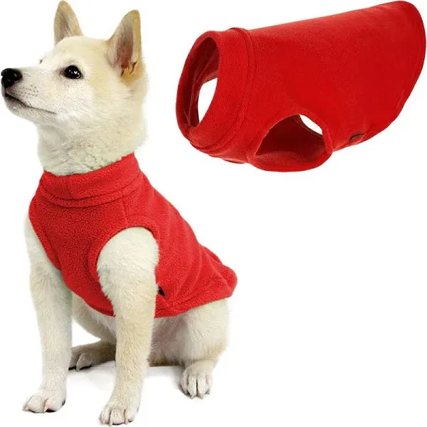 Stretch Fleece Dog Vest by Gooby - Red